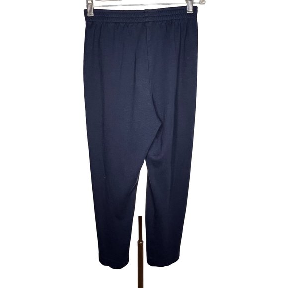 C.D. PETITES Women's Pants Stretch Blue size 4P (no tag size) straight leg Pull - Picture 5 of 9